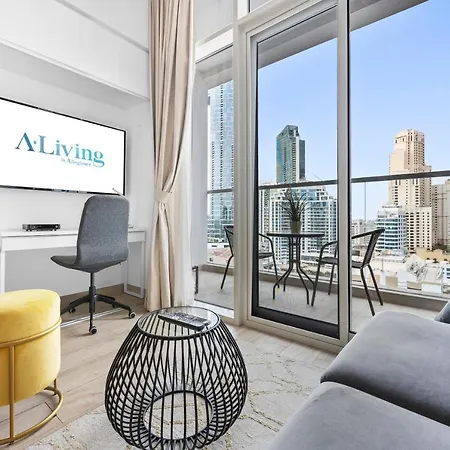 A Living Luxury Studio - Studio One Dubai Marina Exterior photo