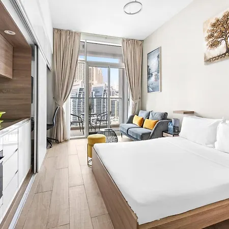 A Living Luxury Studio - Studio One Dubai Marina Exterior photo